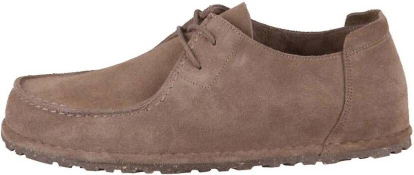 BIRKENSTOCK Veterschoenen Utti Lace M Maat: 42 Materiaal: Suède Kleur: Beige