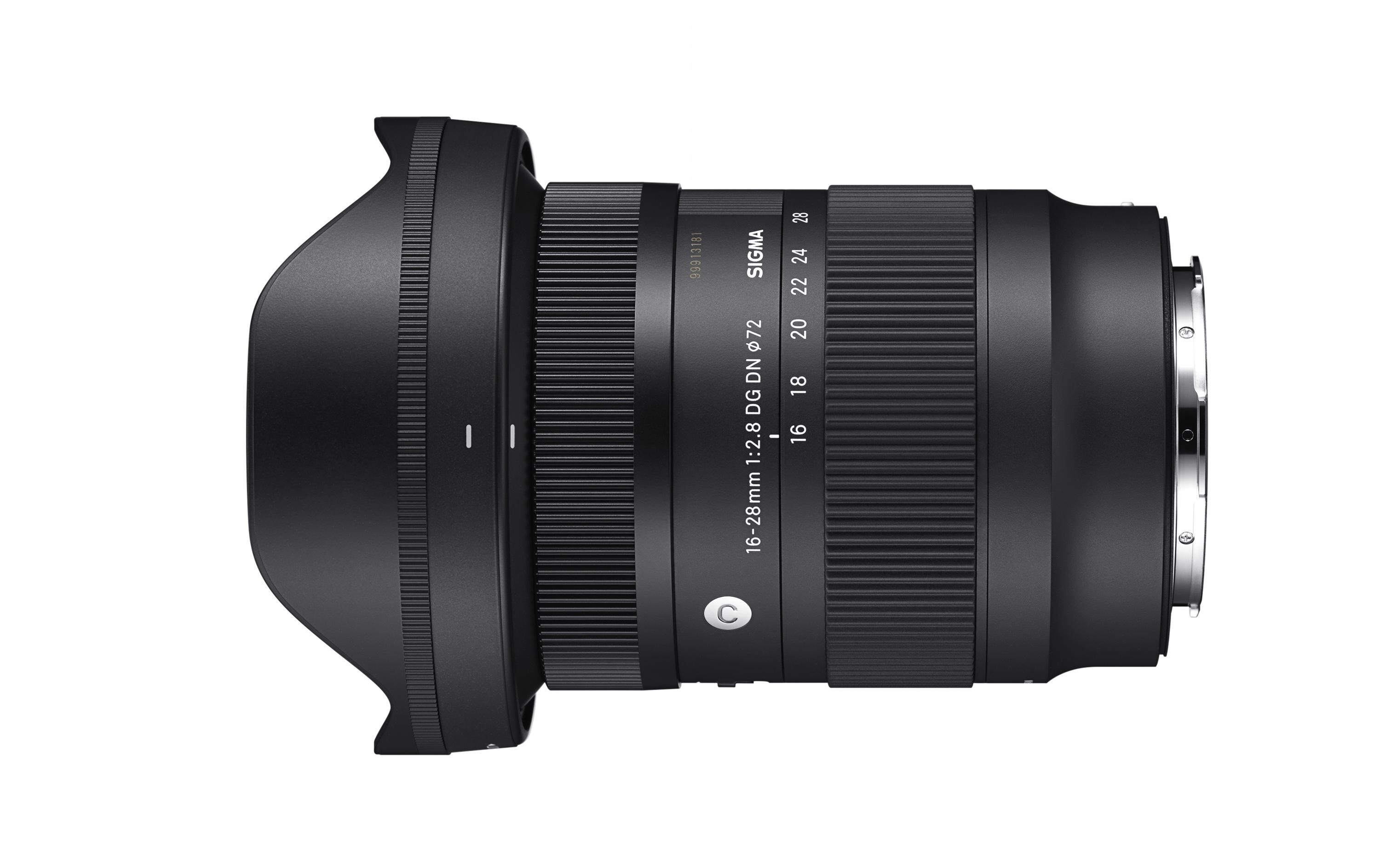 Zoomobjektiv 16-28mm f / 2.8 DG DN Contemporary L-Mount<br>Hochleistungsfähiges, kompaktes Ultraweitwinkelzoom mit einer konstanten Lichtstärke von F2.8