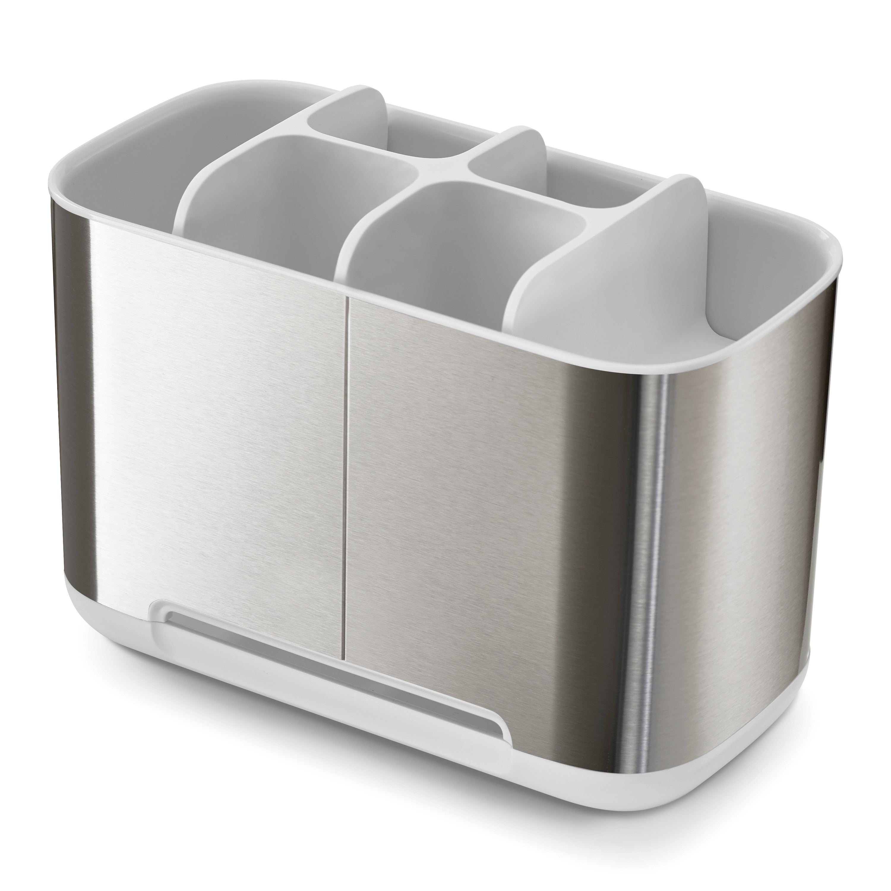 Joseph Joseph Easy-Store Tandenborstelhouder Groot Staal - Zilver / Wit