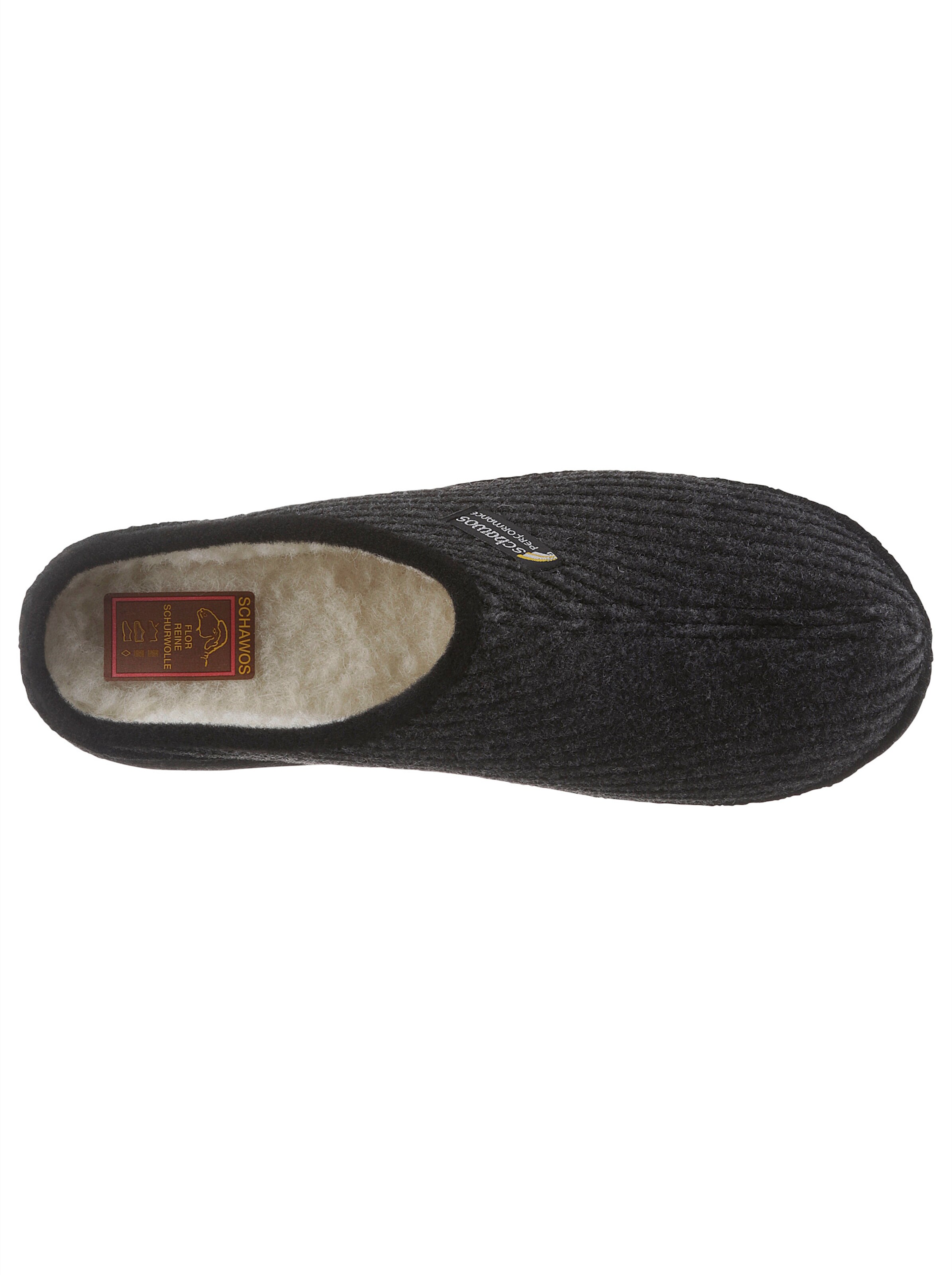 Schawos Pantoffel in grau