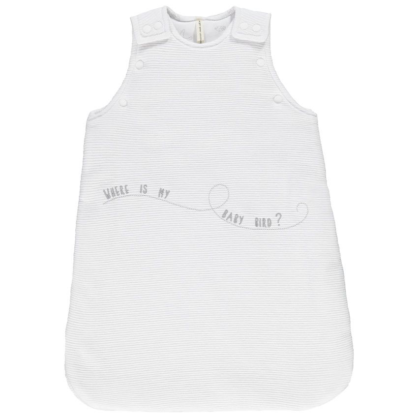 Gigoteuse spéciale prématuré à manches longues amovibles en polyester doublée coton TOG 3 - Blanc