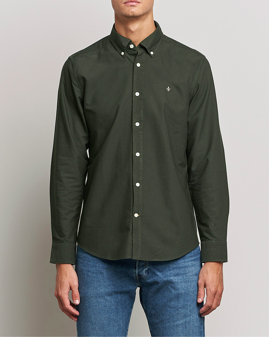 Morris Douglas Oxford Shirt Olive