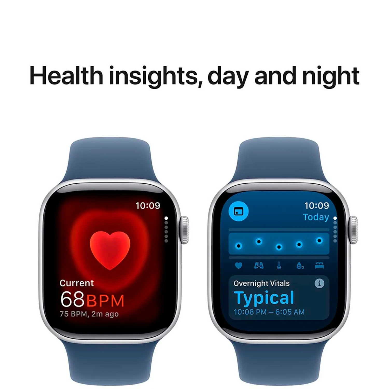 Apple Watch Series 10 GPS 42mm Silver Aluminium Sport Band S/M MWWA3