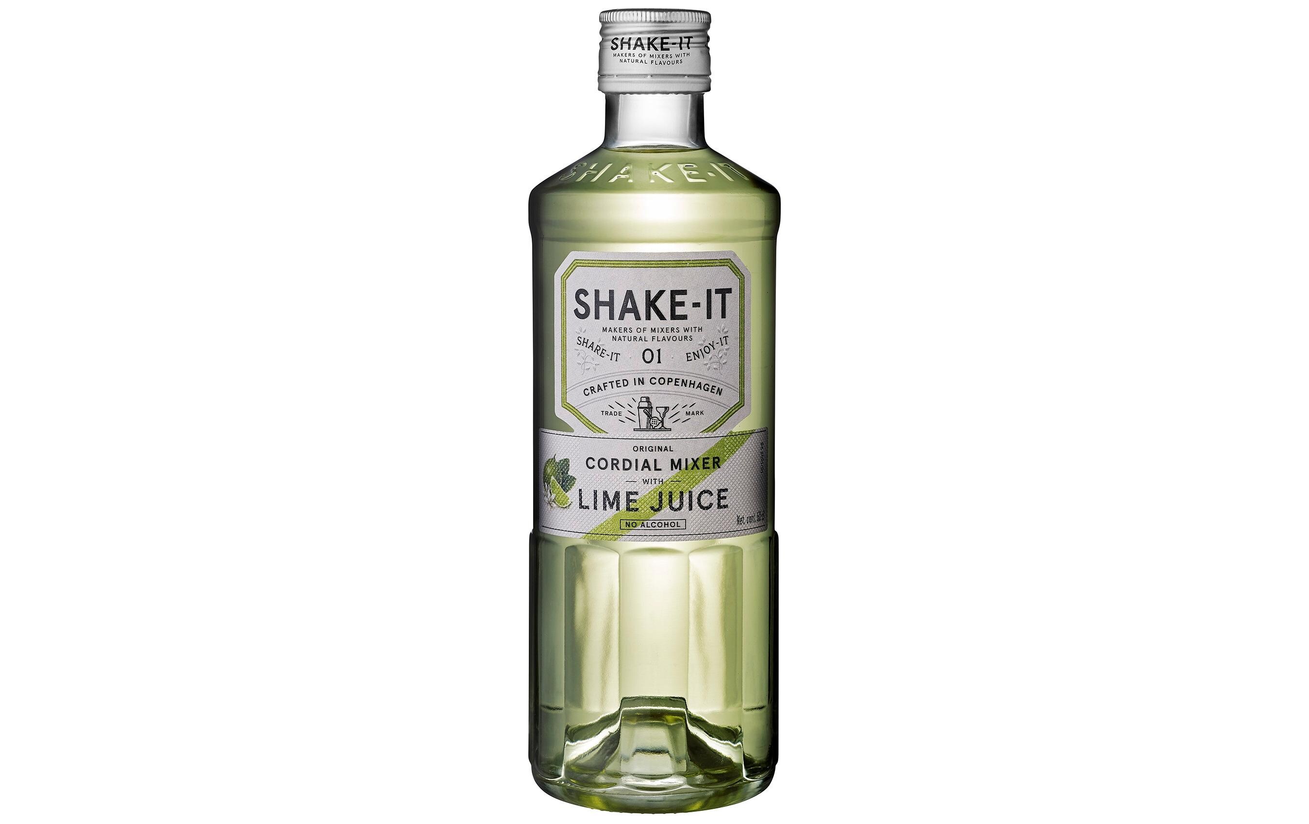 Lime Juice Cordial Mixer 1 Stück x 0.5 lDänischer Mixer mit Limettenaroma