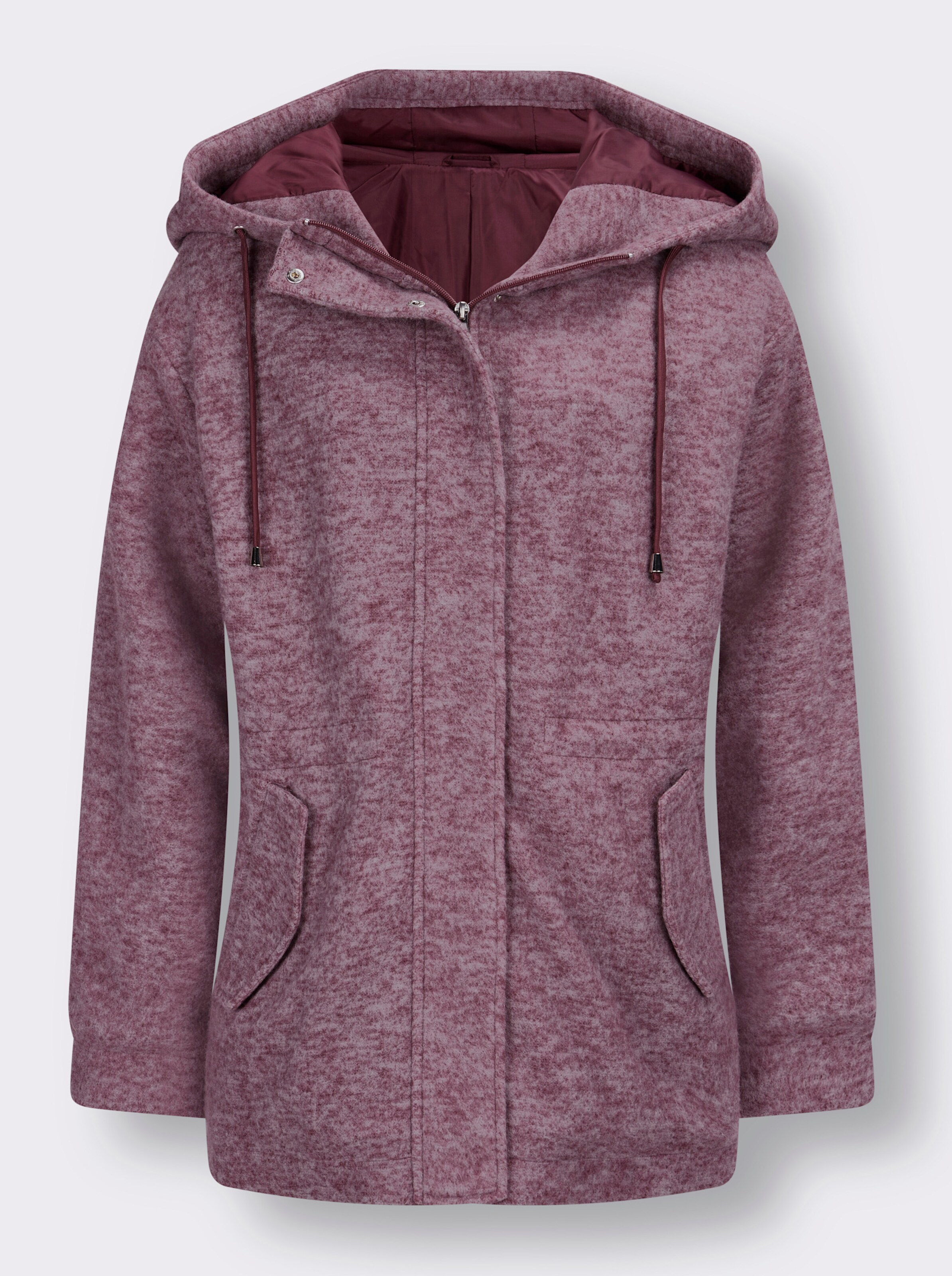 Jacke in Strickfleece-Qualität
