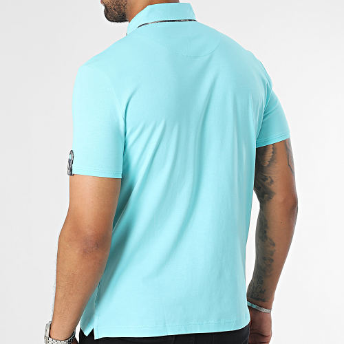 Polo Manches Courtes Turquoise