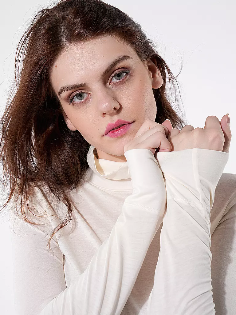 BOSS Rollkragenshirt EMERIE creme