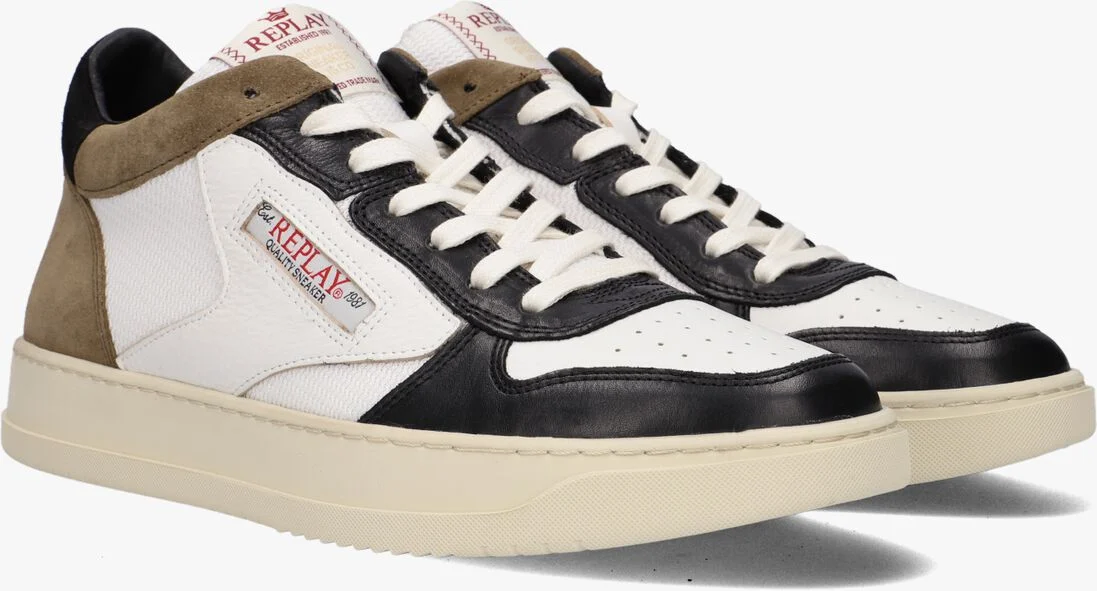 REPLAY witte replay hoge sneaker reload cordoba