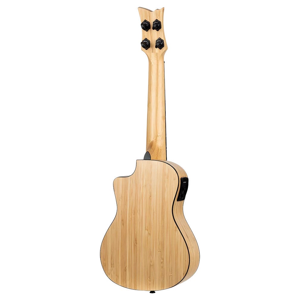 Ortega RUNAB-CC Bamboo Series Concert Size Ukulele Natural E/A concert ukelele met gigbag