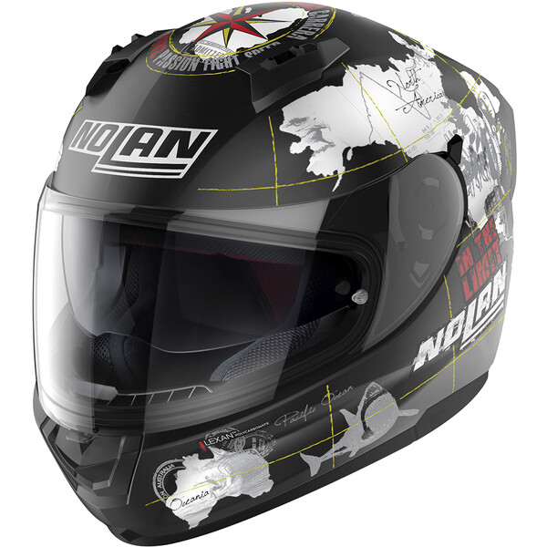 Nolan - Casque N60-6 Gemini Replica Carlos Checa Noir / Blanc