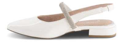 Marco Tozzi Ballerina Hvid 2-89600-44