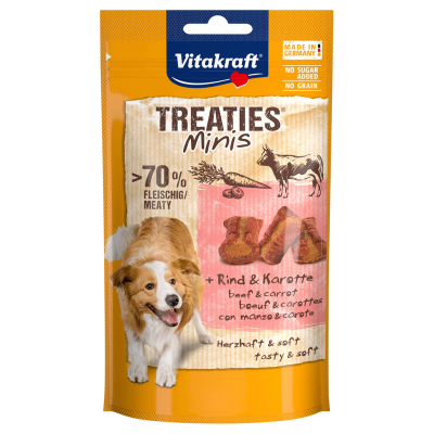 Vitakraft Hundesnack Treaties Minis Rind & Karotte 48g