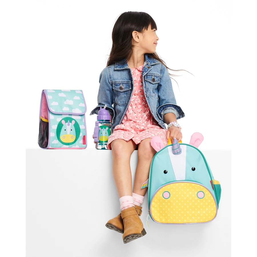 SkipHop Trinkflasche Zoo Einhorn