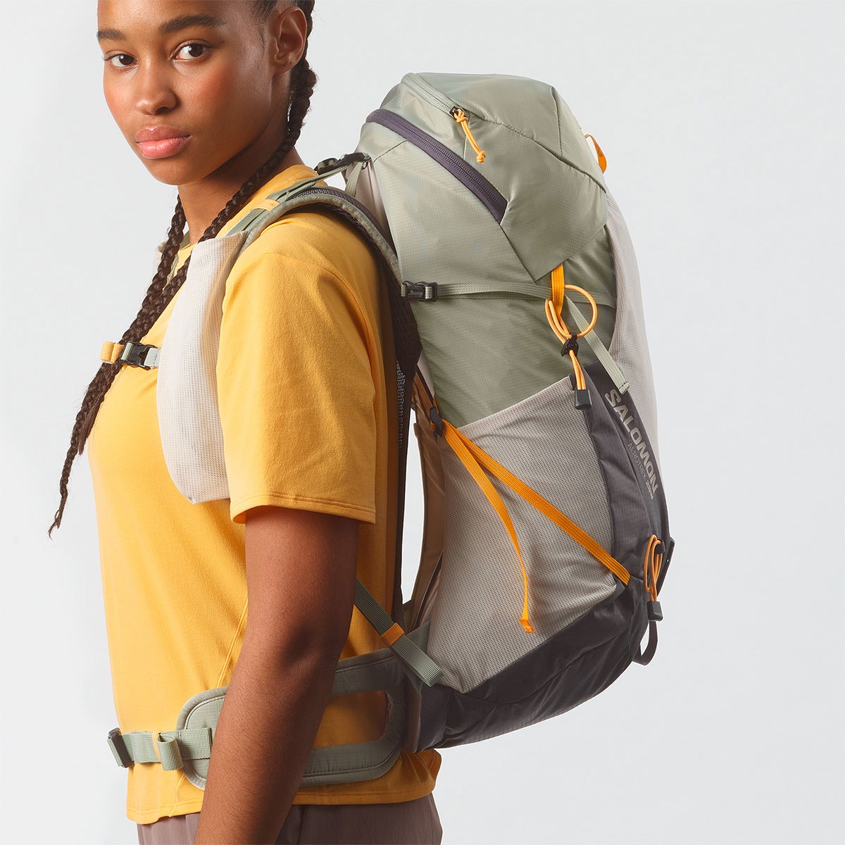 Salomon Aerotrek rygsæk 28 L dame (Seagrass) - Spejder Sport
