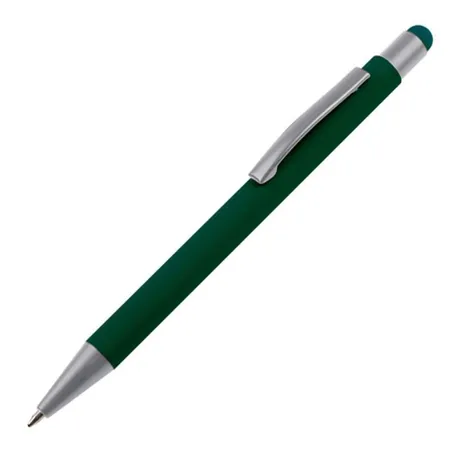 Easy Gifts Touchpen Kugelschreiber aus Metall, dunkelgrün, 10 Stück
