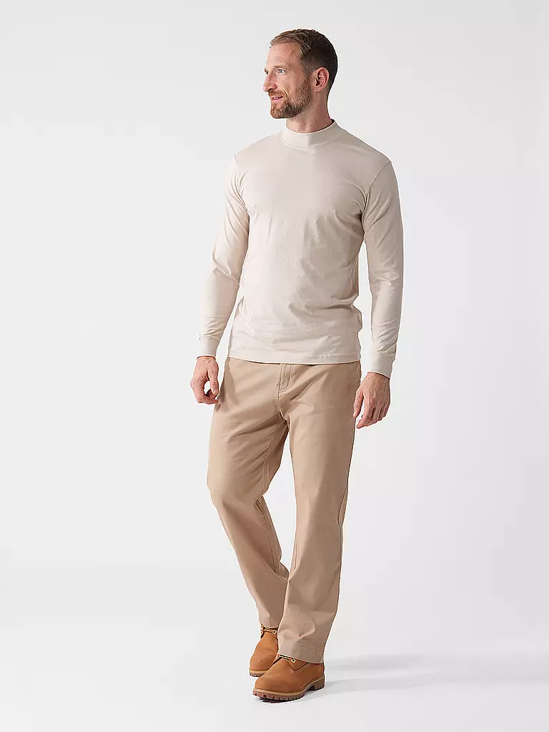 RAGMAN Rollkragenshirt beige