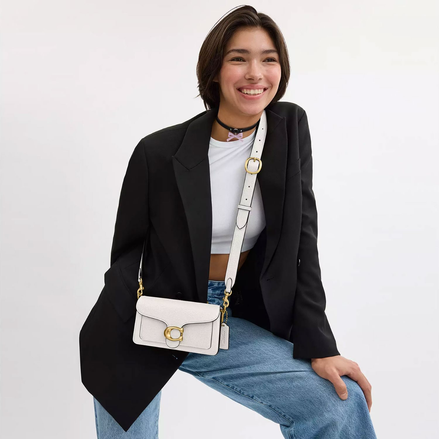 Coach Tabby 20 Shoulderbag chalk