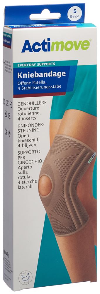 Actimove Everyday Support Kniebandage S offene Patella 1 Stk