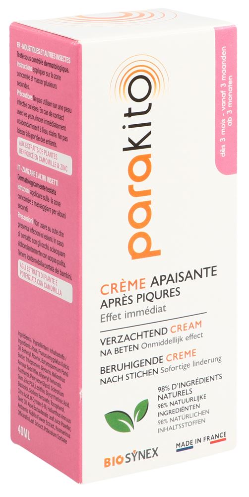 PARAKITO Creme nach Stichen<br>40 ml, Creme