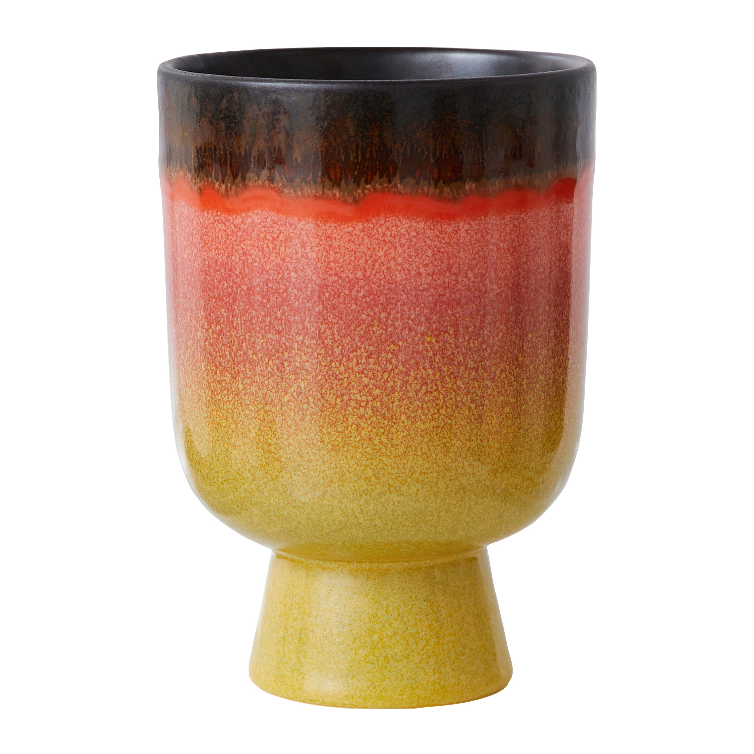 HKliving 70's Retro Bloempot - Ã 13 cm - Fig