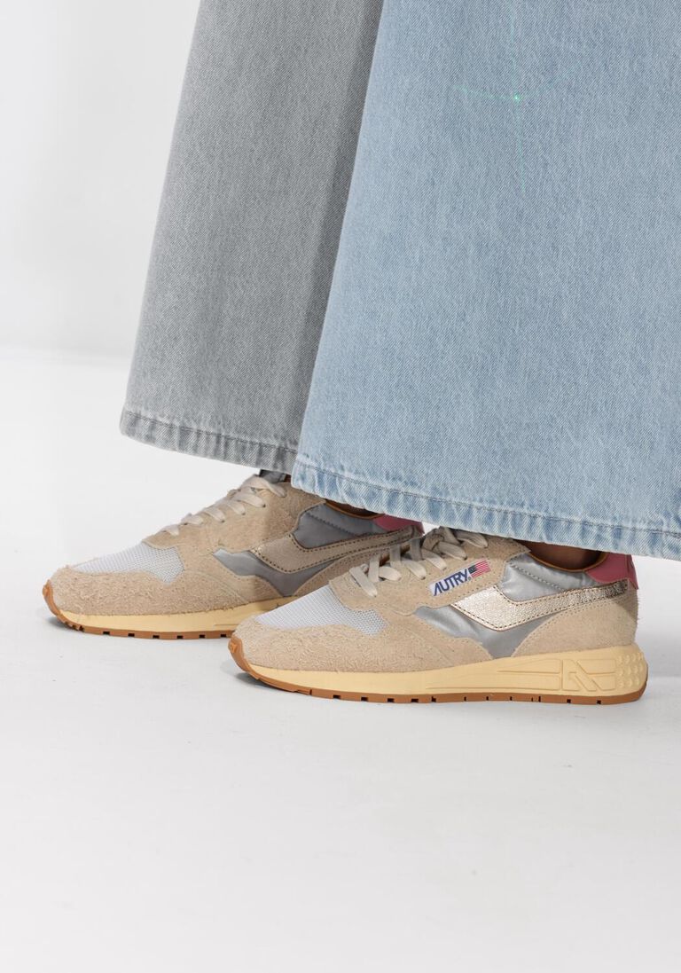 beige autry lage sneakers reelwind low