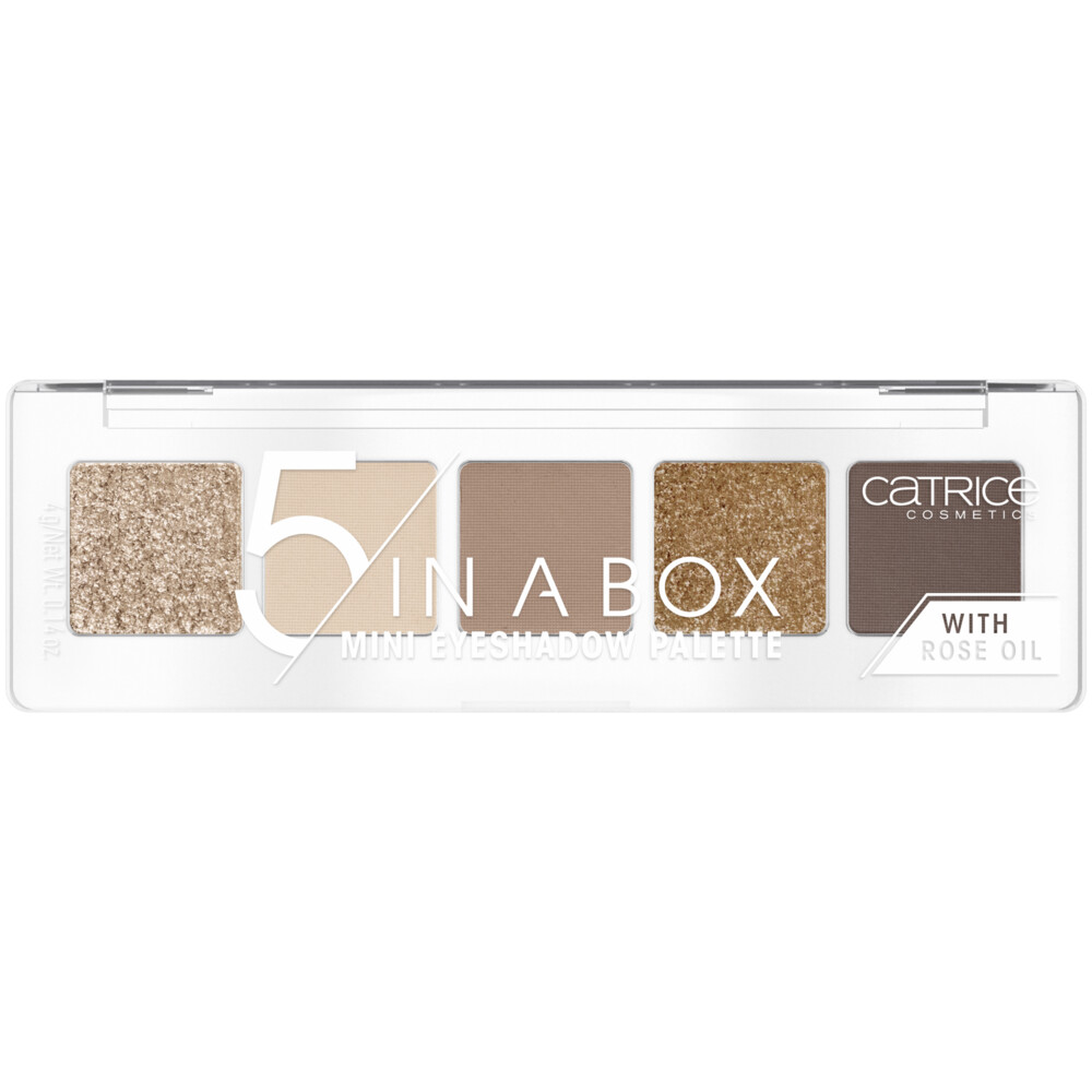 Catrice 5 In A Box Mini Eyeshadow Palette 010 Golden Nude Look4 gr