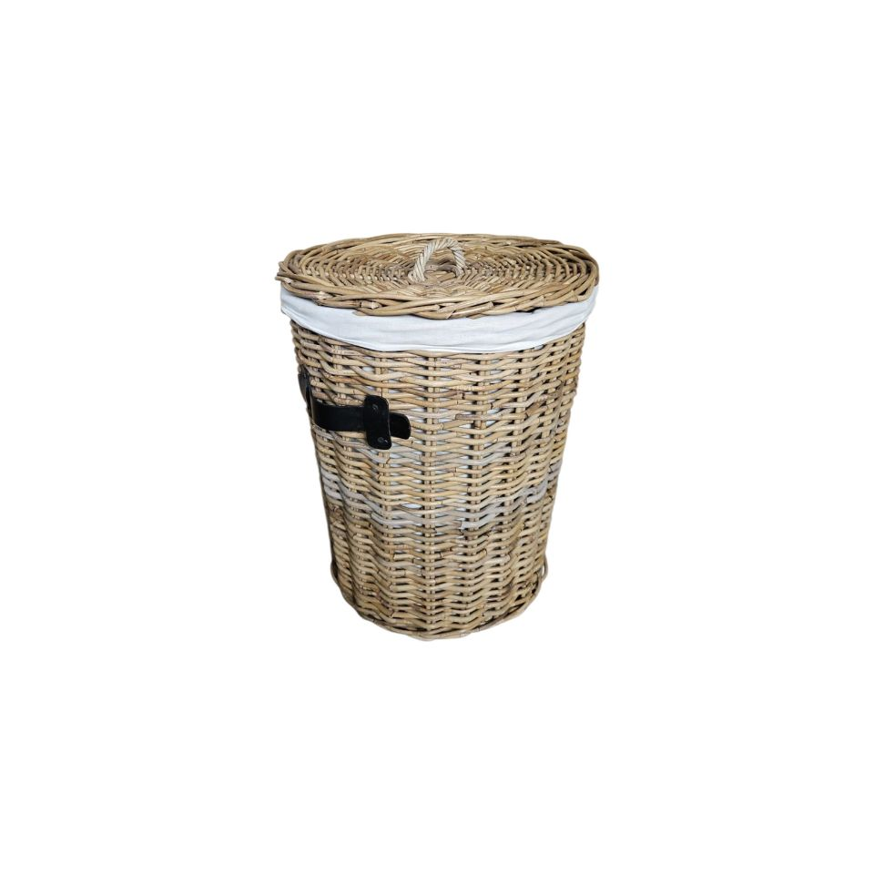 Interieurdirekt Rieten Wasmand Rimba - Groot