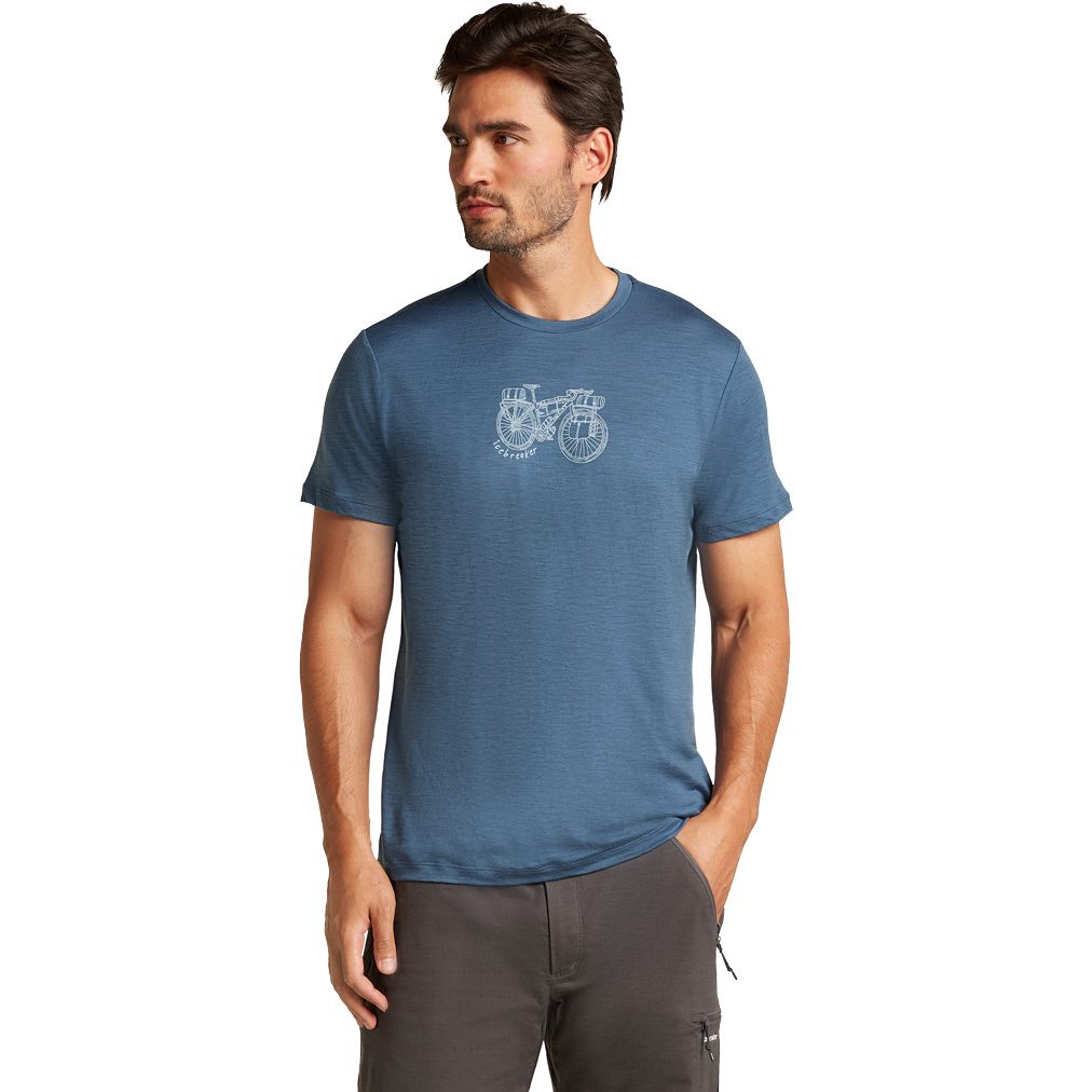 Icebreaker Merino 150 Tech Lite Adventure Ride T-Shirt Herren dawn