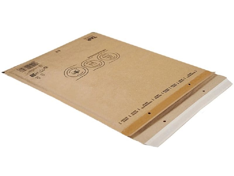 Antalis Luftpolstertasche 18 x 26.5 cm Braun, 100 Stück 100 Luftpolsterversandtaschen mit Selbstklebeverschluss