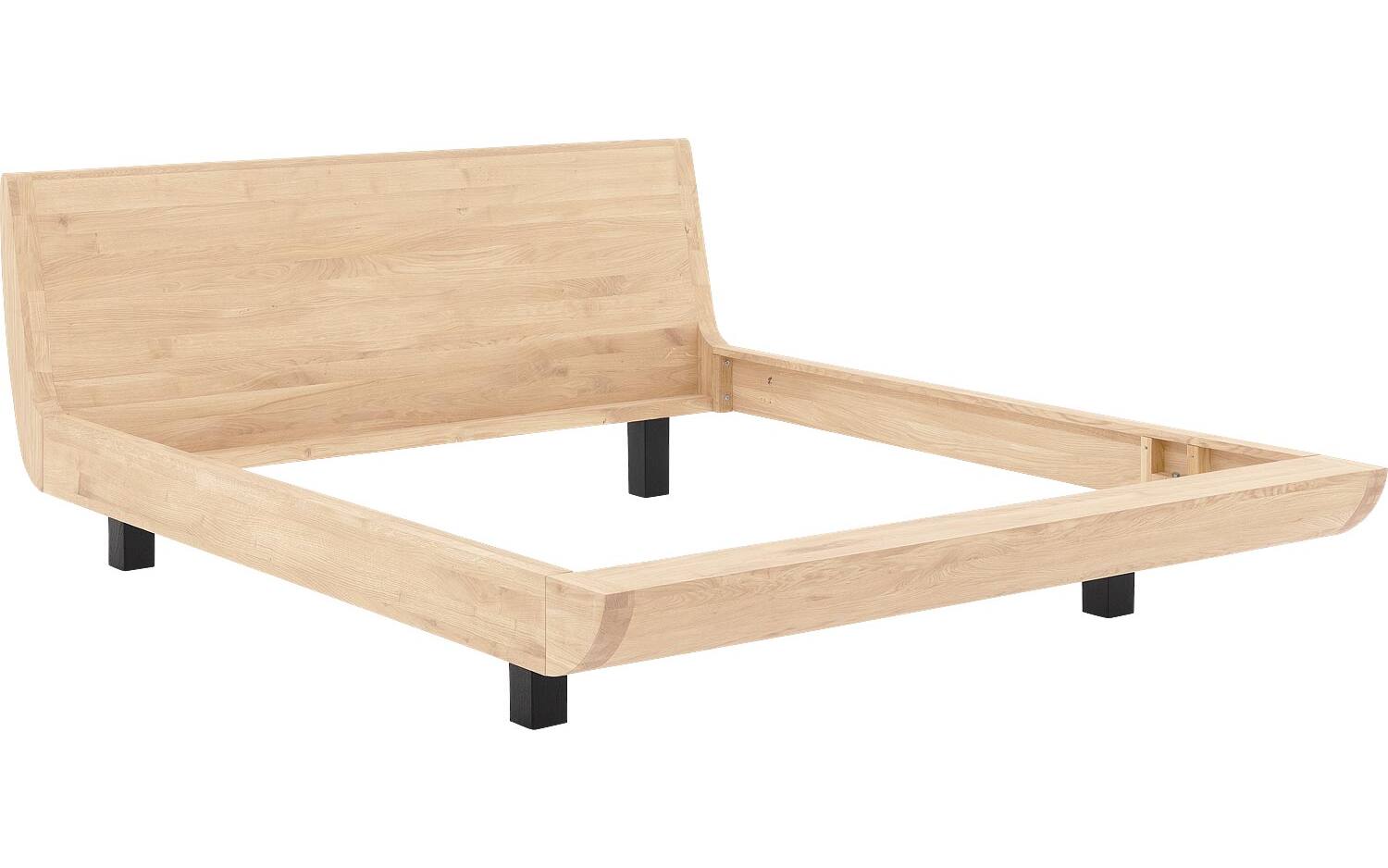Goossens Bedframe Denzo - 180 x 200 - Naturel eiken - Hout