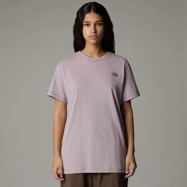 T-shirt THE NORTH FACE W NATURAL DYE S/S TEE PURPLE CHALK NATURAL DYE