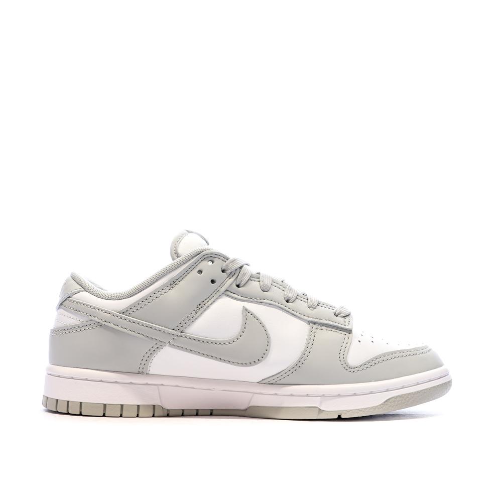 Nike Baskets Blanches/Grises Homme Nike Dunk Low Retro