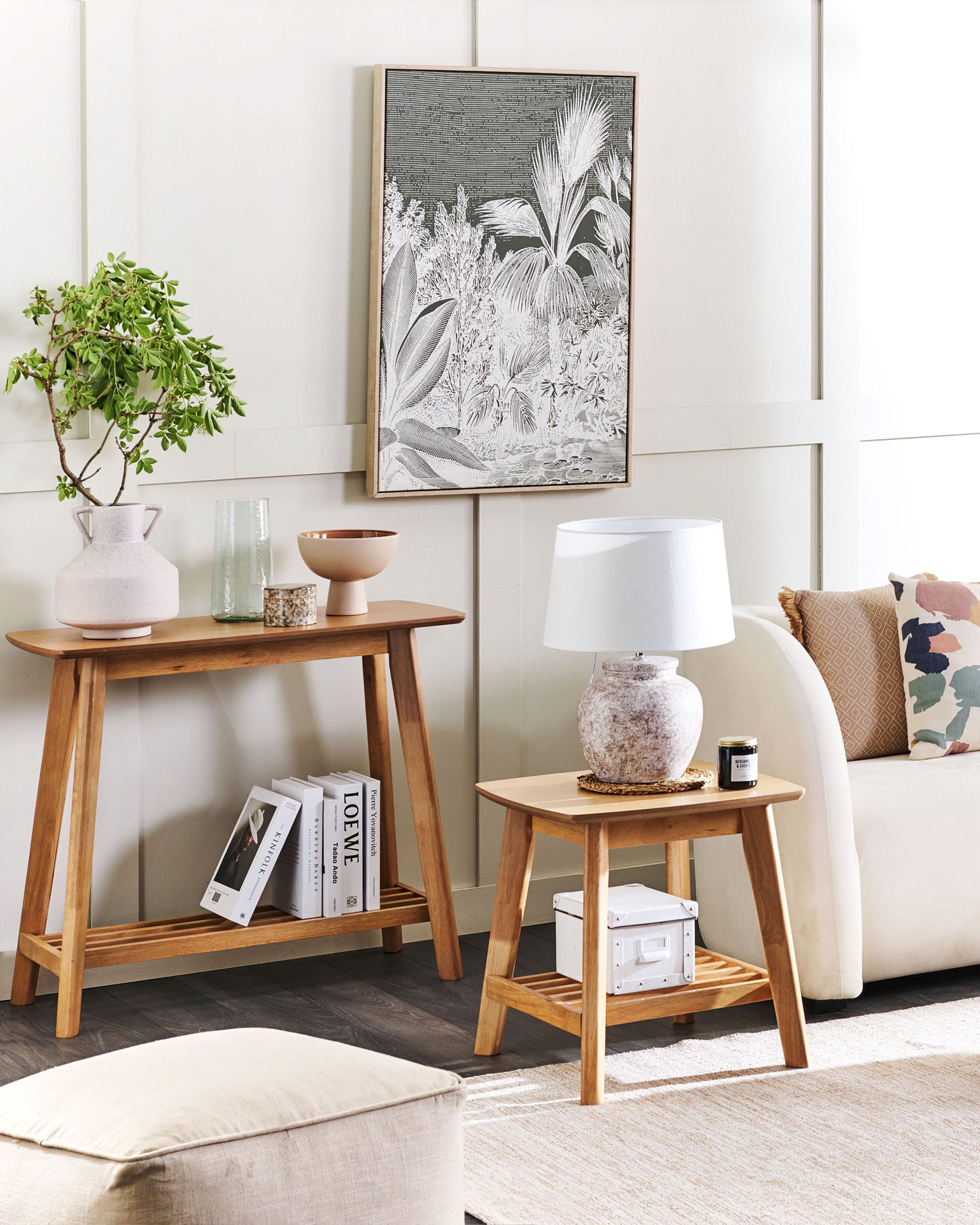 Sidetable TULARE Lichtbruin