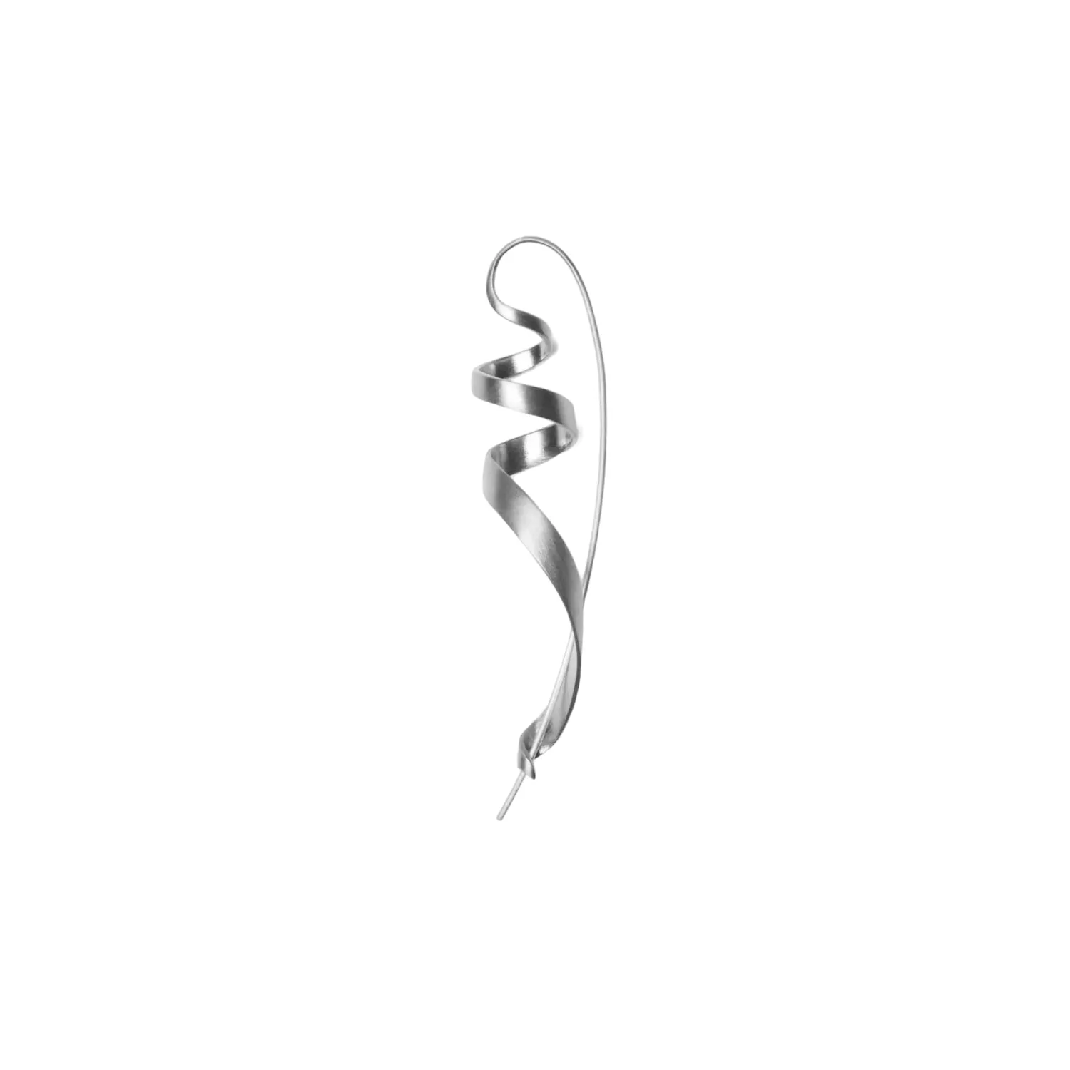 Jane Kønig Ringlet Ørering Single Sølv 10013-S