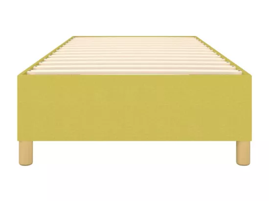 Sommier tapissier Vert 100x200 cm Tissu