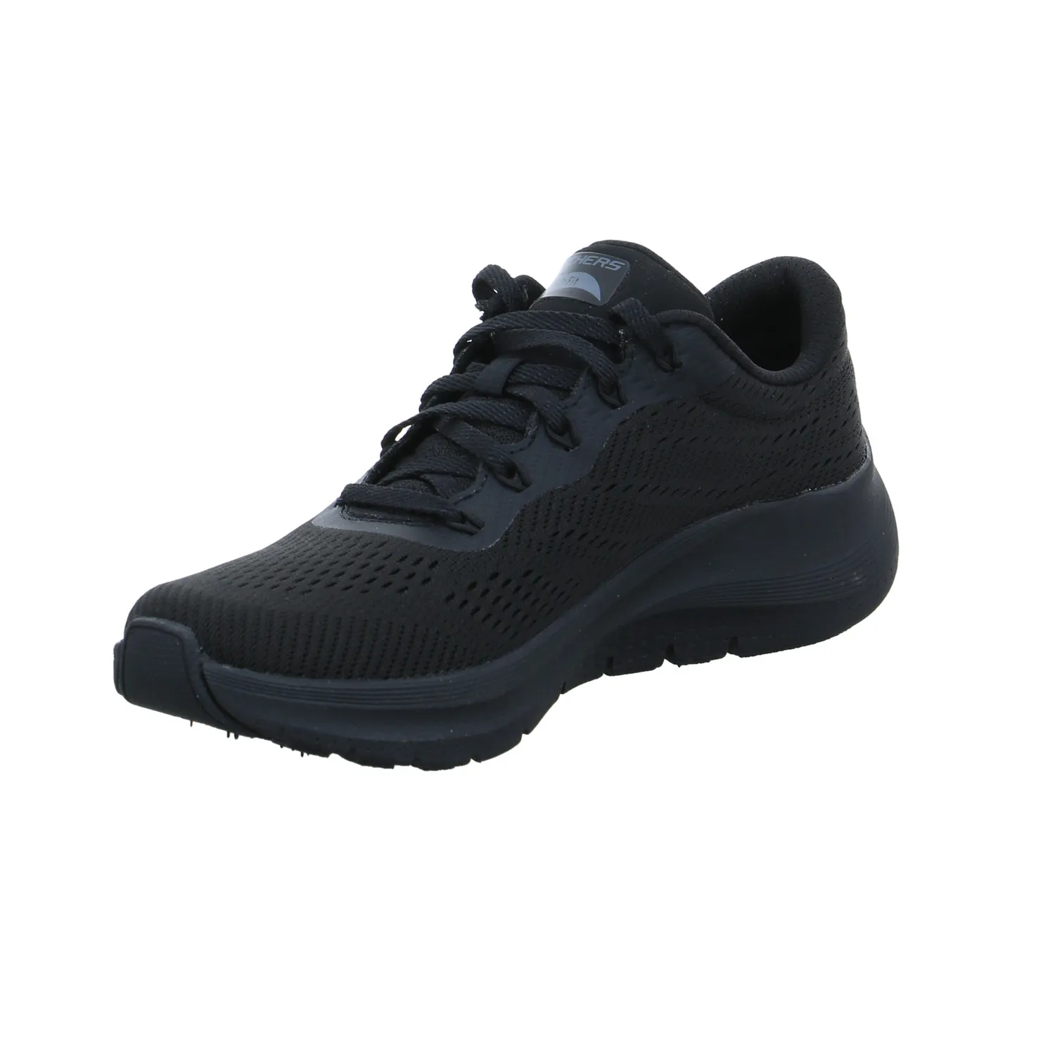 SKECHERS Sneaker Schwarz Textil  mit Wechselfussbett