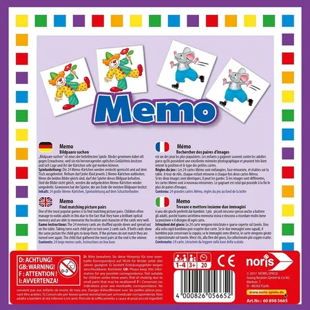 Noris Spiele Memo