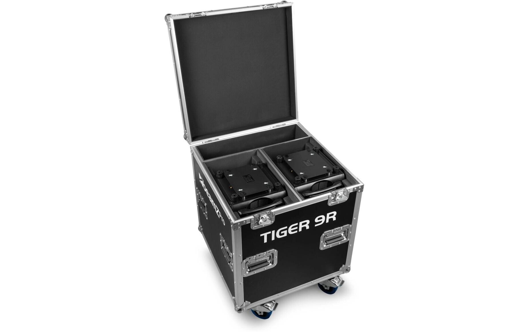 Flightcase FC-9R<br>Flightcase für 2x Tiger 9R Moving Heads