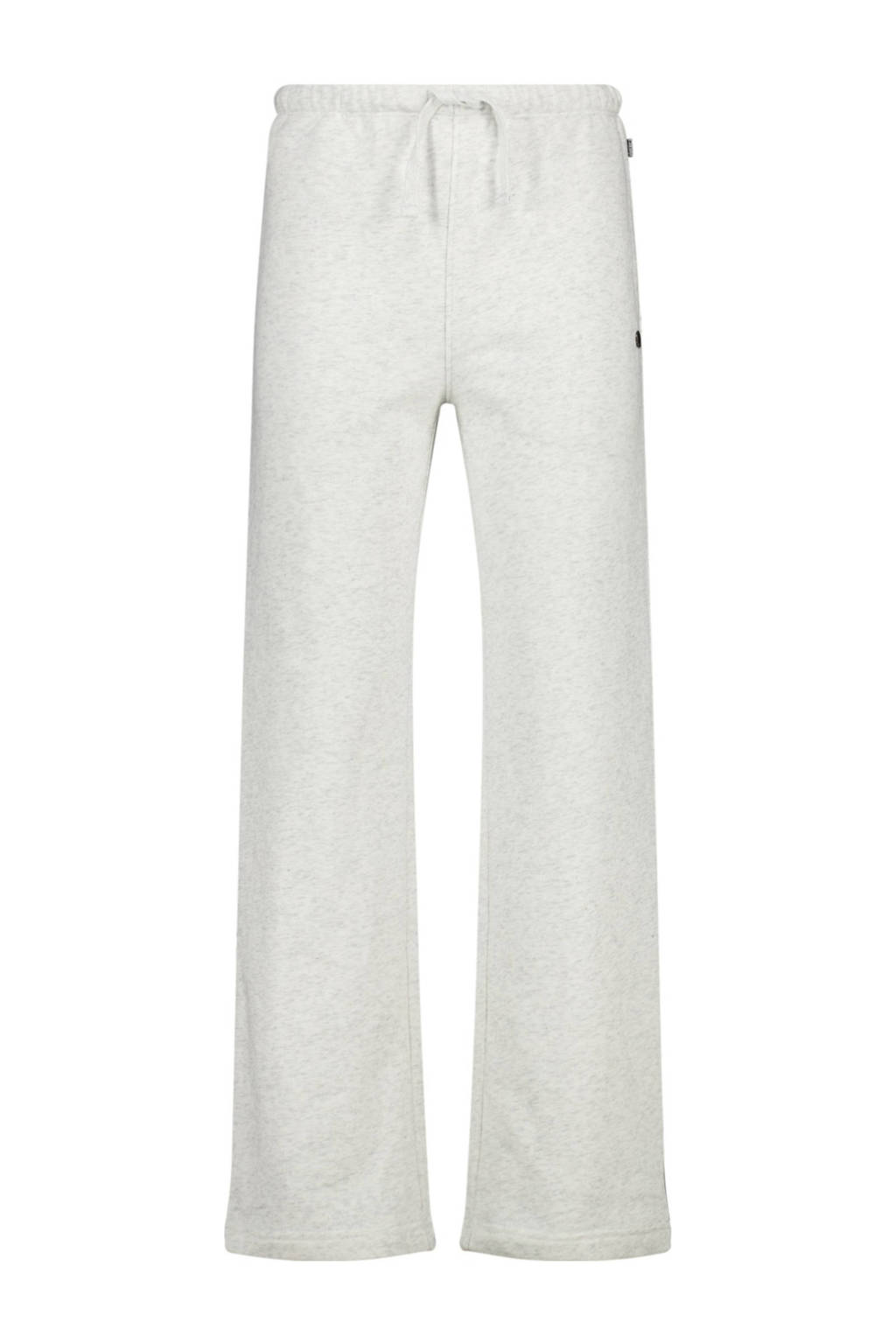America Today gemêleerde wide leg joggingbroek grijs
