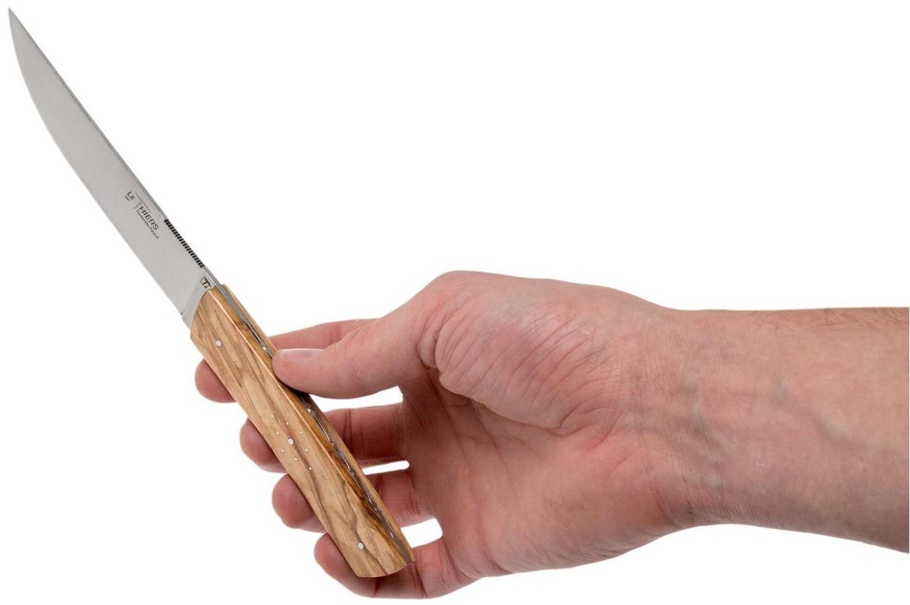 Fontenille Pataud Le Thiers 2dlg steakmessenset olijvenhout, TR2TOL