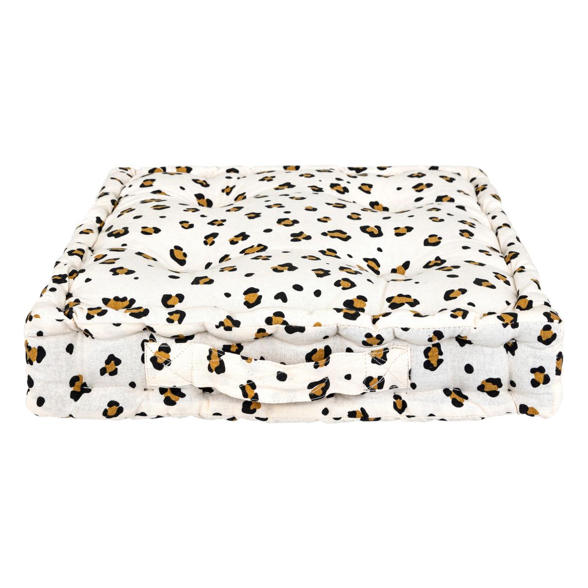 COUSSIN DE SOL LEOPARD 40X40X8CM