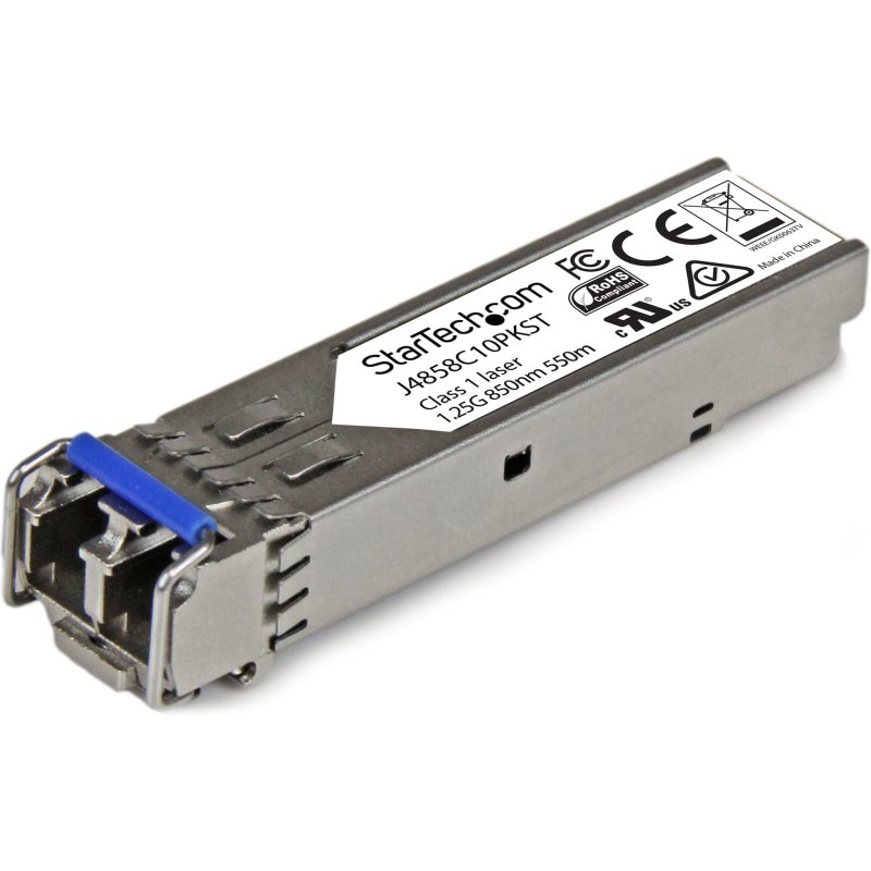 StarTech.com Module SFP GBIC compatible HPE J4859C - Transceiver 1000BASE-LX - Paquet de 10