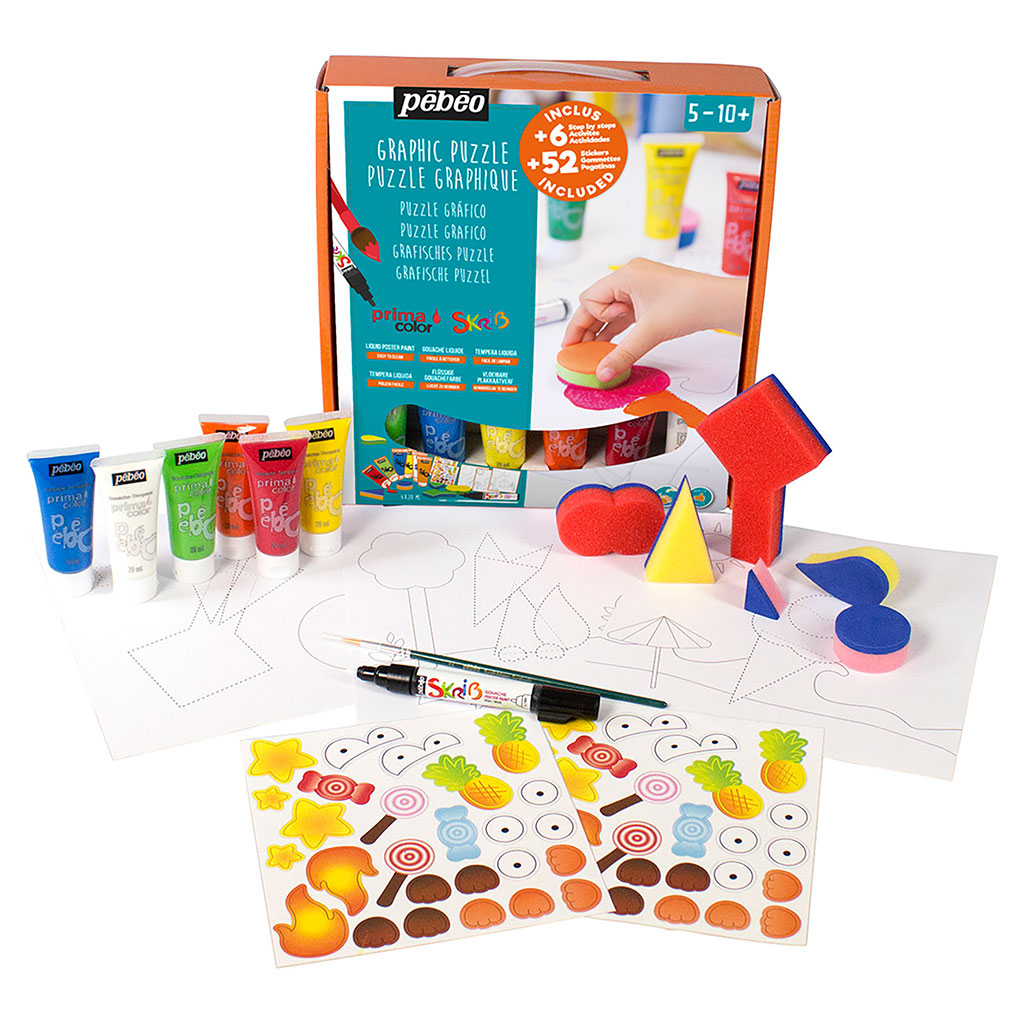 Coffret enfant atelier graphique