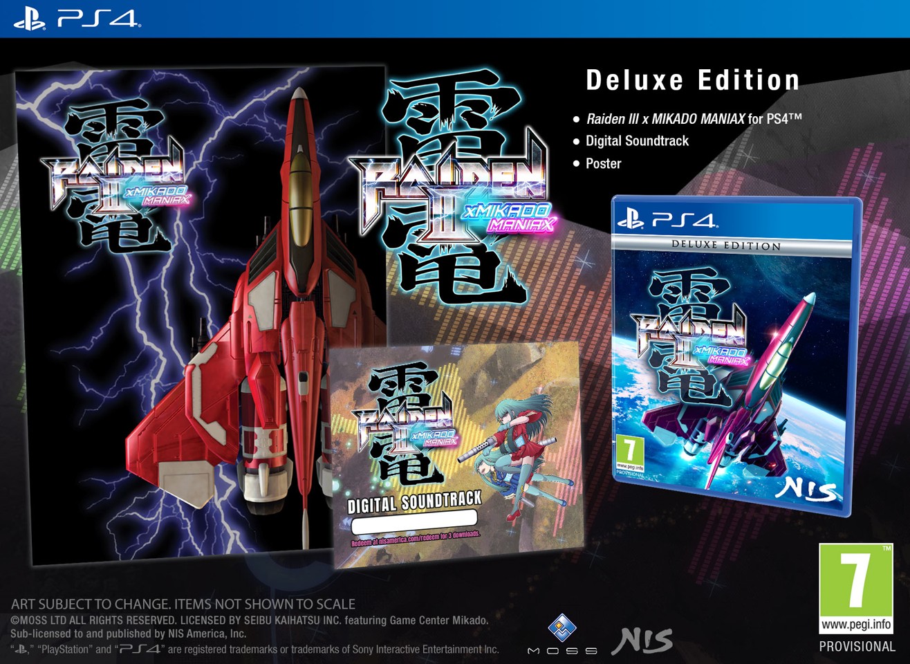 Raiden III x MIKADO MANIAX (Deluxe Edition)- PlayStation 4