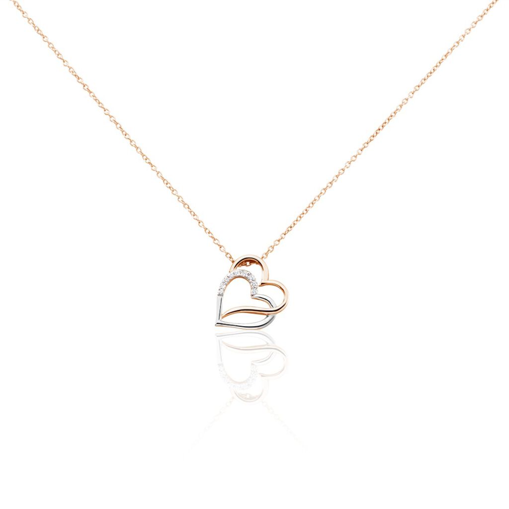 Collier Argent Bicolore Serapis Oxydes De Zirconium