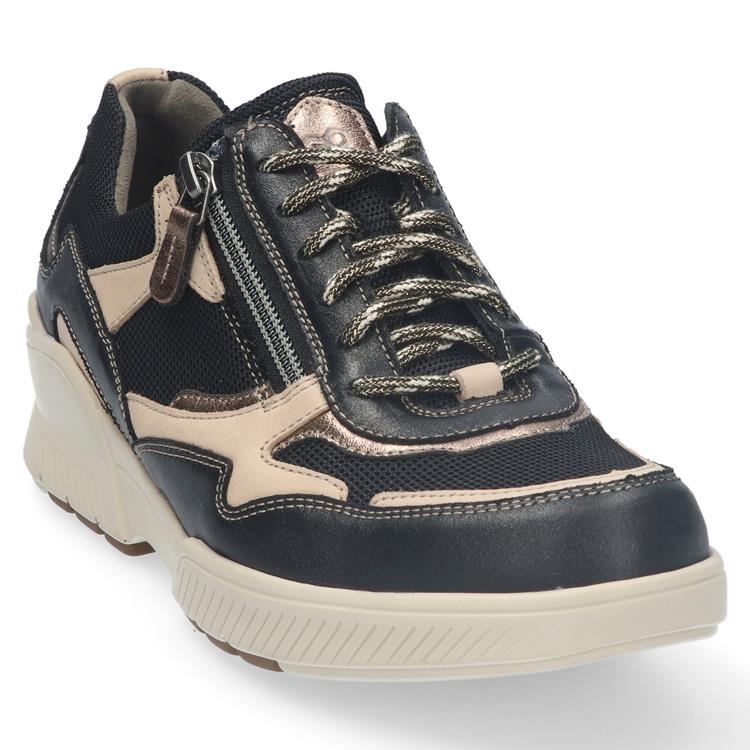 Durea 6252 wijdte H ZWART/TAUPE/GOUD