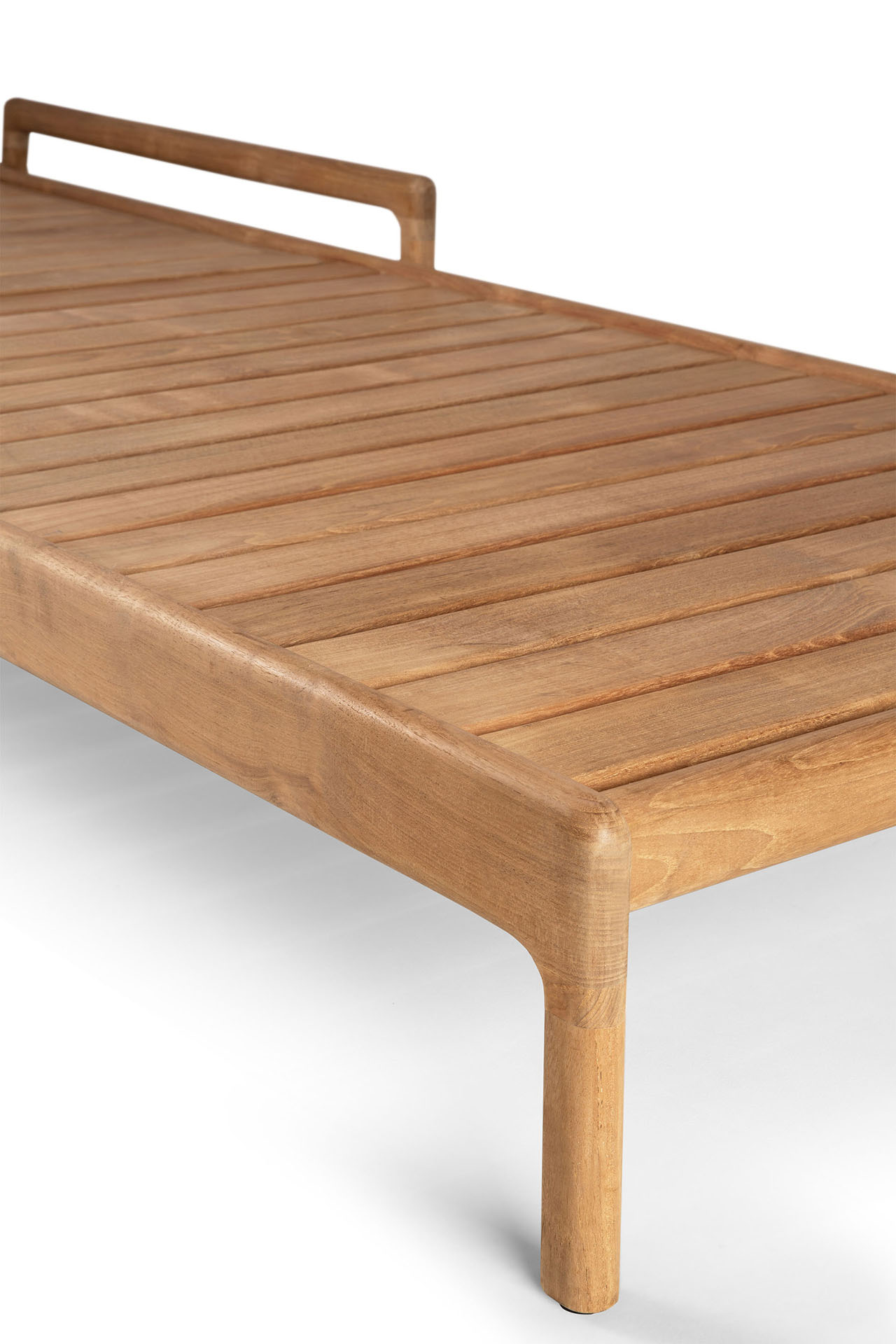 Teak Jack adjustable lounger - outdoor- frame