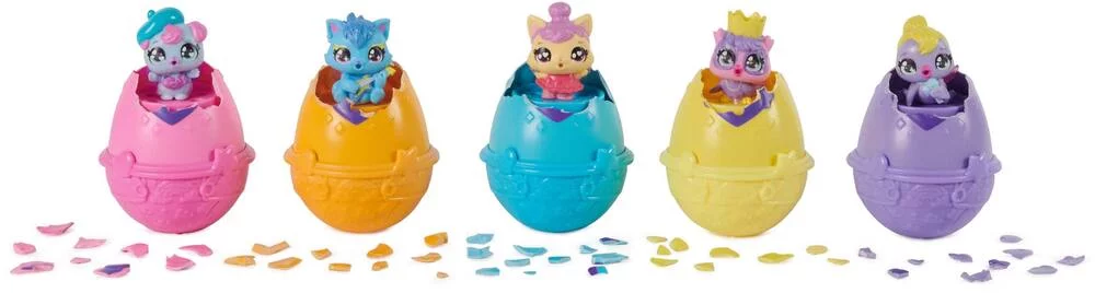 HATCHIMALS - BOITE 5 ŒUFS + ACCESSOIRES