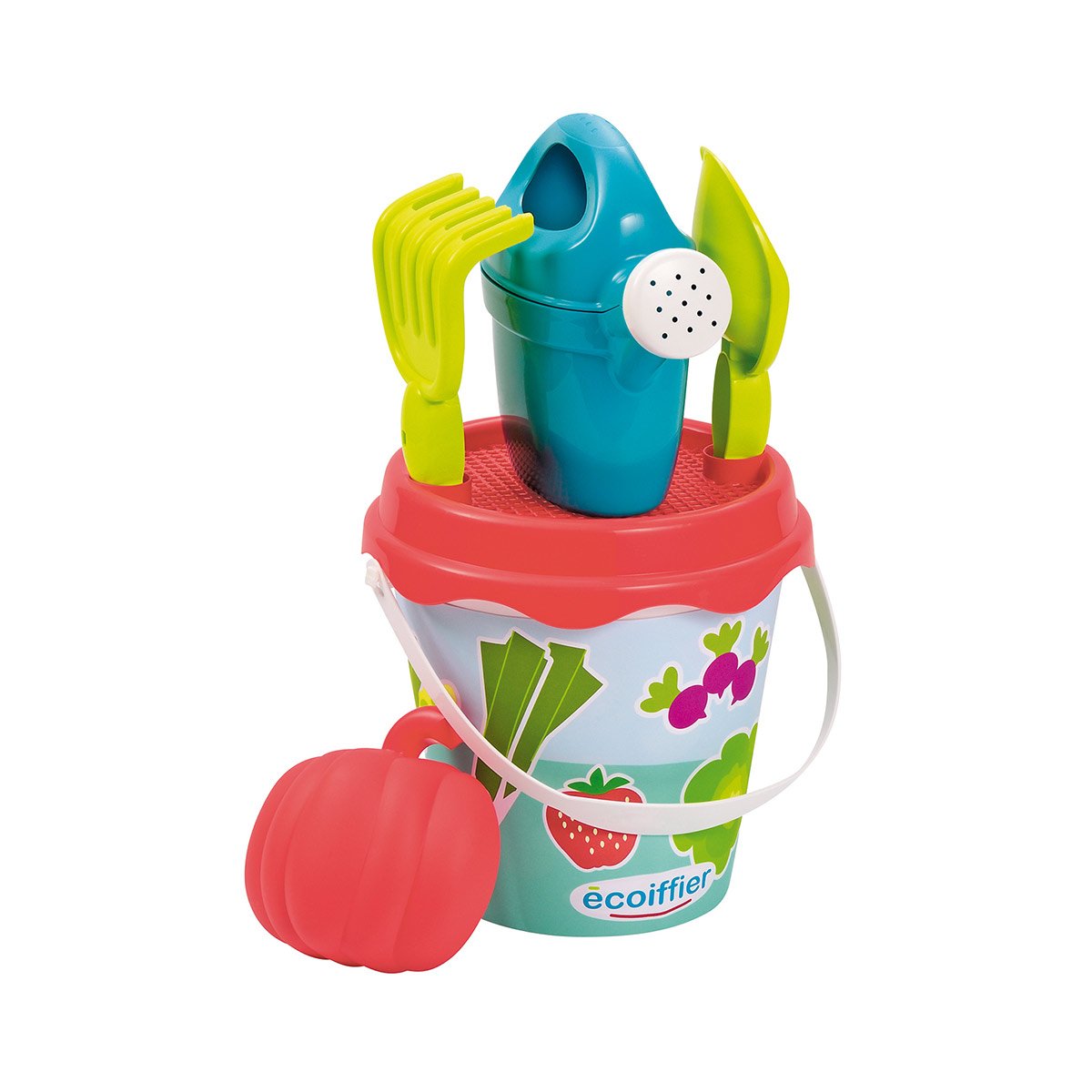 Seau Garni Décoré Thème du Jardin