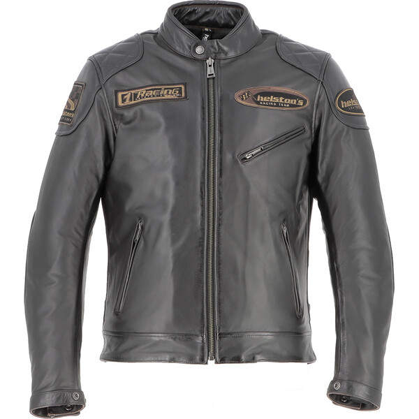 Helstons - Blouson Trevor Marron / Noir